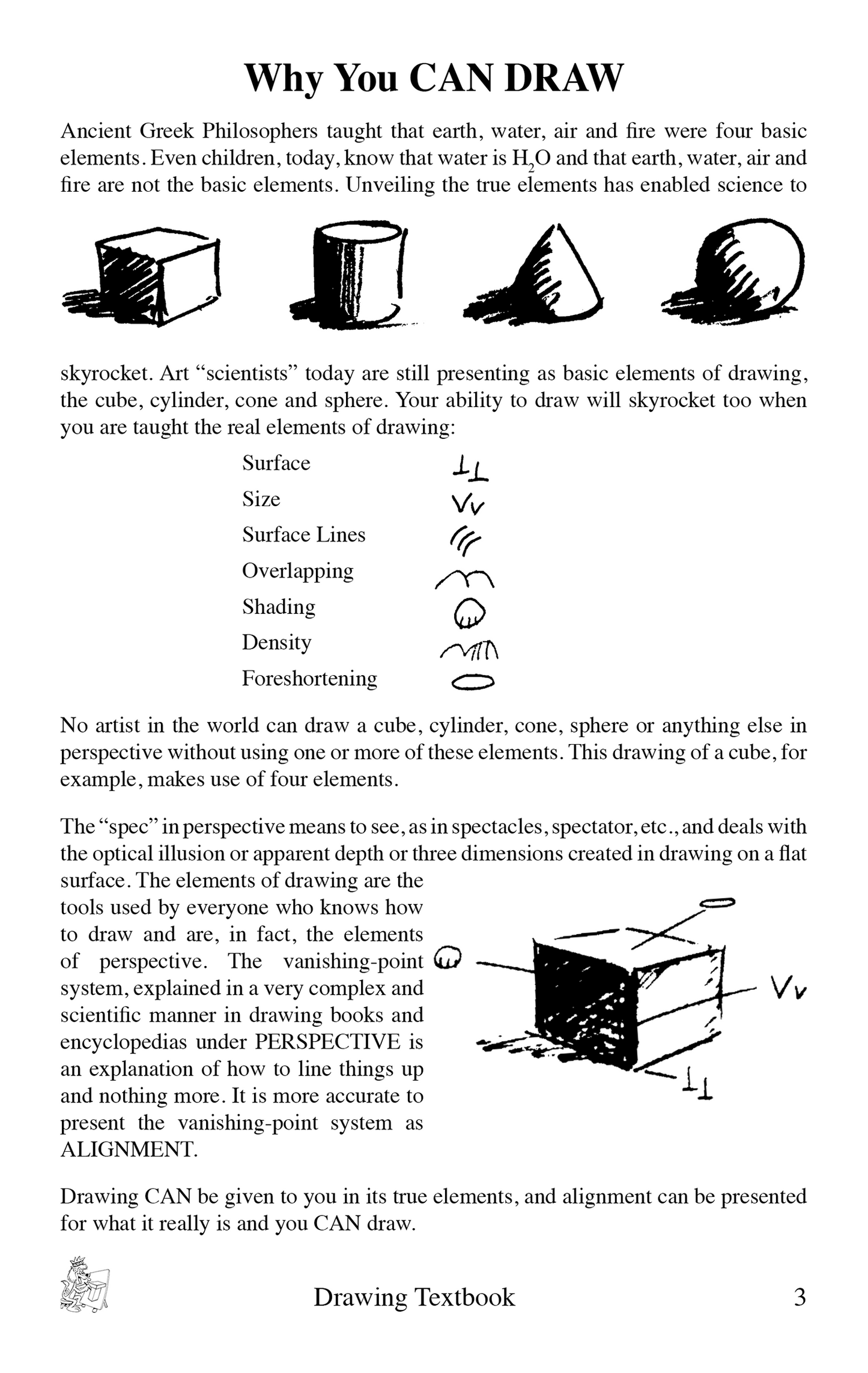 Why You Can Draw page from Drawing Textbook by Bruce McIntyre