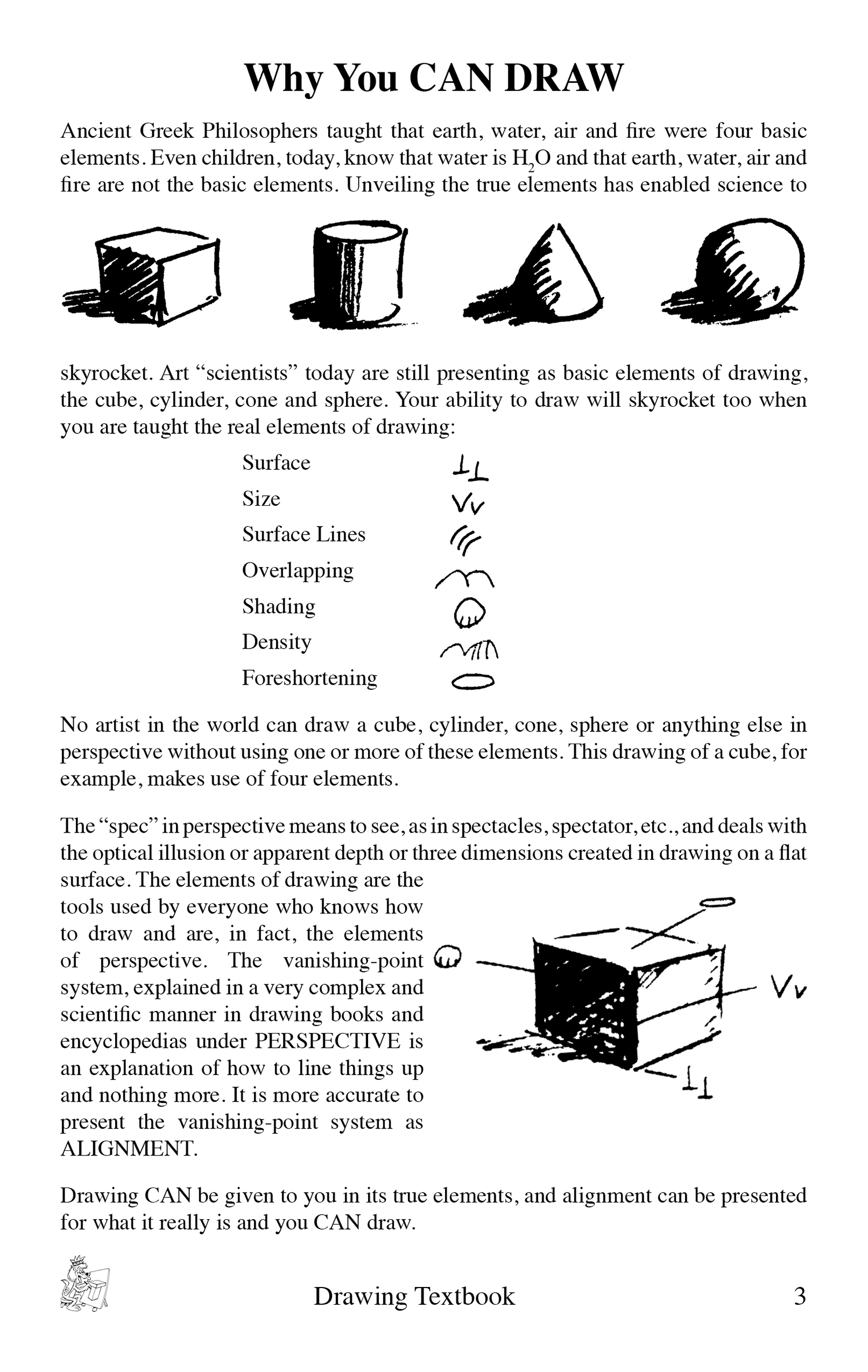 Why You Can Draw page from Drawing Textbook by Bruce McIntyre